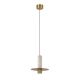 Pendul LED, 7W, 3000K, ALABASTER- BRONZE, ZB-2549