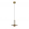 Pendul LED, 7W, 3000K, ALABASTER- BRONZE, ZB-2549