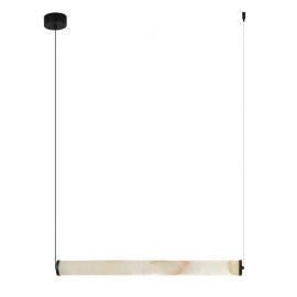 Pendule, Lustre suspendate - Lustra LED, Design Liniar, ALABASTER- BLACK, ZB-2538