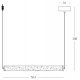 Pendule, Lustre suspendate - Lustra LED, Design Liniar, ALABASTER- BLACK, ZB-2538