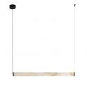 Lustra LED, Design Liniar, ALABASTER- BLACK, ZB-2539