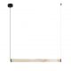 Pendule, Lustre suspendate - Lustra LED, Design Liniar, ALABASTER- BLACK, ZB-2539