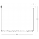 Pendule, Lustre suspendate - Lustra LED, Design Liniar, ALABASTER- BLACK, ZB-2539