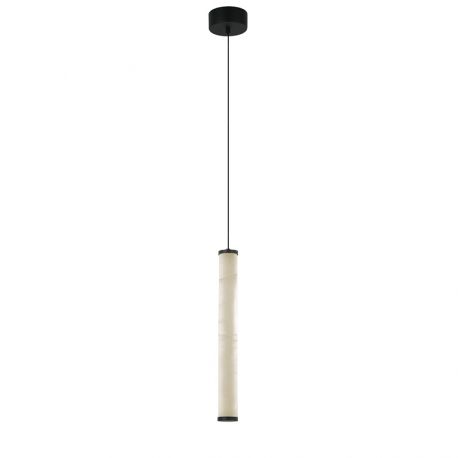 Pendule, Lustre suspendate - Lustra Suspendata LED, 15W, ALABASTER- BLACK, ZB-2540
