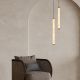 Pendule, Lustre suspendate - Lustra Suspendata LED, 15W, ALABASTER- BLACK, ZB-2540