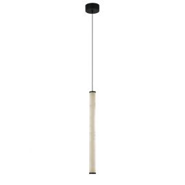 Pendule, Lustre suspendate - Lustra Suspendata LED, 20W, ALABASTER- BLACK, ZB-2541