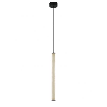 Pendule, Lustre suspendate - Lustra Suspendata LED, 20W, ALABASTER- BLACK, ZB-2541