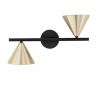 Aplica cu 2 Spoturi directionabile CONICO aurie, NVL-9011428