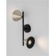 Aplice, corpuri de iluminat pentru pereti - Aplica cu 2 Spoturi directionabile CONICO aurie, NVL-9011428