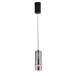 Pendule, Lustre suspendate - Pendul LED, SMOKE GLASS-BLACK, ZB-2533