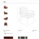 Fotolii - Fotoliu design LUX, Metal, Piele Naturala 5166