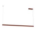 Lustra LED, Design Liniar, 32W 3000K SANDY BRICK RED, ZB-2557