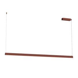 Pendule, Lustre suspendate - Lustra LED, Design Liniar, 32W 3000K SANDY BRICK RED, ZB-2557