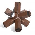 Corp de iluminat LED exterior, IP65, BANG STEP LIGHT LARGE Corten