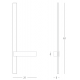 Aplice, corpuri de iluminat pentru pereti - Aplica de perete LED, Design Minimalist, 25W 3000K SANDY BLACK, ZB-2582
