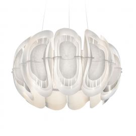 Candelabre, Lustre - Lustra suspendata LED Fiordlys Round White