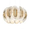 Lustra suspendata LED Fiordlys Round Gold