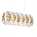 Lustra suspendata LED Fiordlys Linear Gold