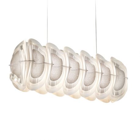 Candelabre, Lustre - Lustra suspendata LED Fiordlys Linear White