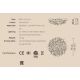 Plafoniere - Aplica perete sau tavan design unicat realizata manual Veli Aurea Large, 78cm