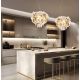 Pendule, Lustre suspendate - Lustra suspendata design unicat realizata manual Veli Aurea Large, 60cm