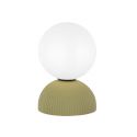 Veioza din ceramica, Design Minimalist, PLASTER GREEN, ZB-2589