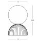 Veioze - Veioza din ceramica, Design Minimalist, PLASTER GREEN, ZB-2589