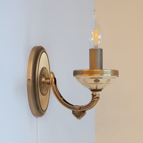 Aplice, corpuri de iluminat pentru pereti - Aplica de perete clasica design italian A.5680/1