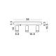 Iluminat pentru baie - Plafoniera cu 3 Spoturi directionabile protectie IP44, MAO, NVL-9011419