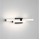 Iluminat pentru baie - Aplica baie LED, protectie IP44, Aluminiu, Negru, Atom, NVL-9695269