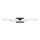 Iluminat pentru baie - Aplica baie LED, protectie IP44, Aluminiu, Negru, Atom, NVL-9695269