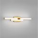 Iluminat pentru baie - Aplica baie LED, protectie IP44, Aluminiu, Auriu, Atom, NVL-9695267