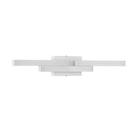Iluminat pentru baie - Aplica baie LED, protectie IP44, Aluminiu, Alb, Atom, NVL-9695268