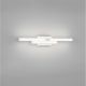 Iluminat pentru baie - Aplica baie LED, protectie IP44, Aluminiu, Alb, Atom, NVL-9695268