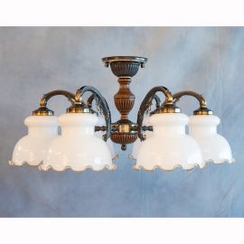 Lustre aplicate - Lustra rustica aplicata cu 6 brate design italian 5900