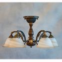 Lustra rustica aplicata cu 5 brate design italian 5921
