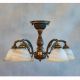 Lustre aplicate - Lustra rustica aplicata cu 5 brate design italian 5921