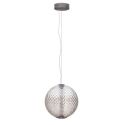 Lustra, Pendul LED, Sticla Maro Inchis, AORA, NVL-9191245