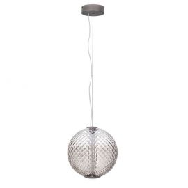 Lustra, Pendul LED, Sticla Maro Inchis, AORA, NVL-9191245