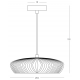 Pendule, Lustre suspendate - Lustra Suspendata, Design Natural, PLASTER GREY, ZB-2592