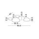 Plafoniere - Plafoniera LED design modern ALTUS 90x52cm, NVL-9081829