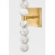 Aplice, corpuri de iluminat pentru pereti - Aplica de perete LUX, Marmura, Alama, KODIAK 397-01-VB-CE HVL