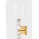 Aplice, corpuri de iluminat pentru pereti - Aplica de perete LUX, Marmura, Alama, KODIAK 397-01-VB-CE HVL