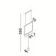 Lampadare - Lustra suspendata LED tip Lampadar L-60cm, DAHLIA NVL-9695502