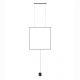 Lampadare - Lustra suspendata LED tip Lampadar L-80cm, DAHLIA NVL-9695501