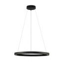 Lustra suspendata LED design circular DEOS negru NVL-9030894
