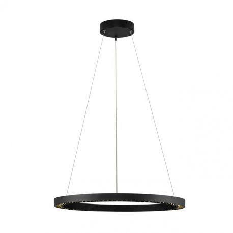 Pendule, Lustre suspendate - Lustra suspendata LED design circular DEOS negru NVL-9030894