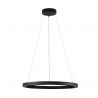 Lustra suspendata LED design circular DEOS negru NVL-9030894