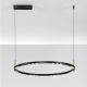 Pendule, Lustre suspendate - Lustra suspendata LED design circular LUNETTE 80cm NVL-9030926