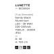 Pendule, Lustre suspendate - Lustra suspendata LED design circular LUNETTE 40cm NVL-9030924
